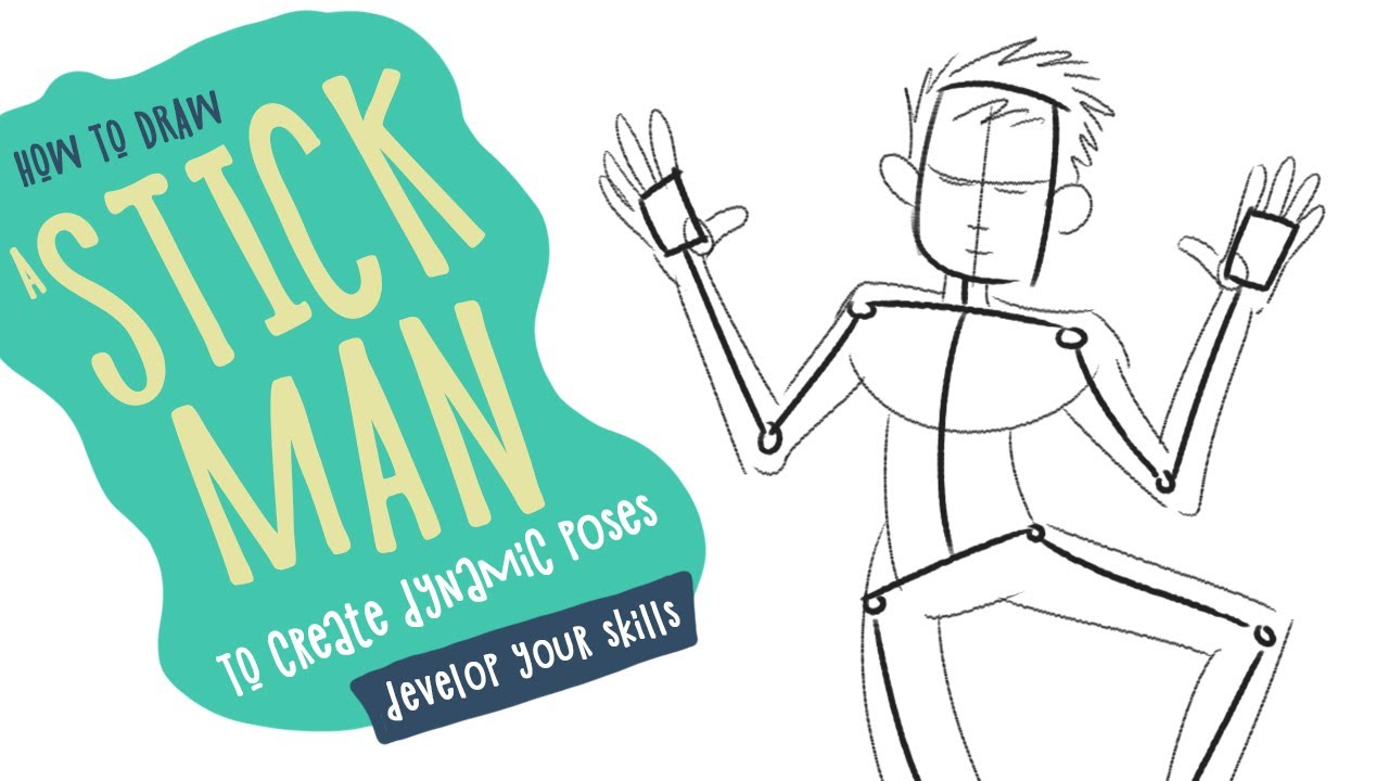 How to draw a stickman (that will help you draw better people)