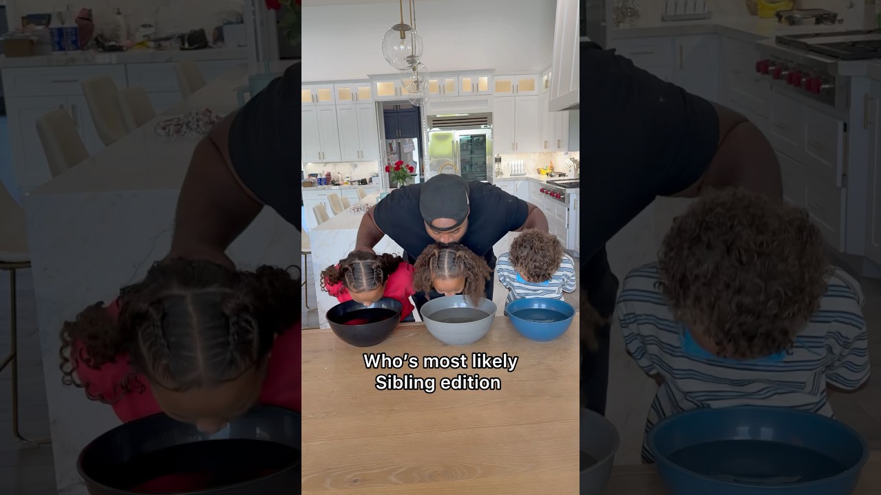 Who's most likely sibling edition😂#family#challenge #siblings #familyfun #familychallenge