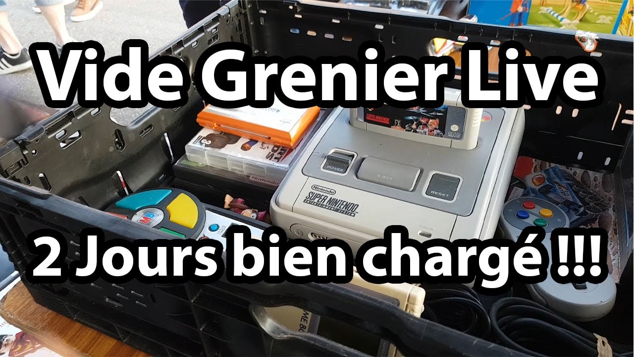 Vide Grenier Live - 2 Jours bien chargé !!!