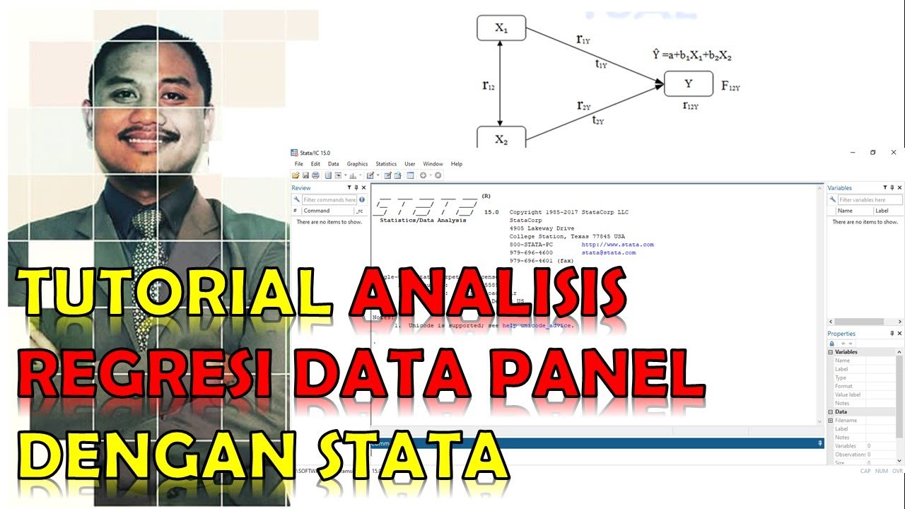 Tutorial Cara Analisis Regresi Data Panel Dengan Stata - Tutorial STATA