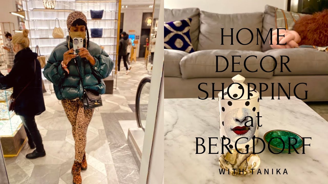Home Decor Shopping with me at BergdorfGoodman