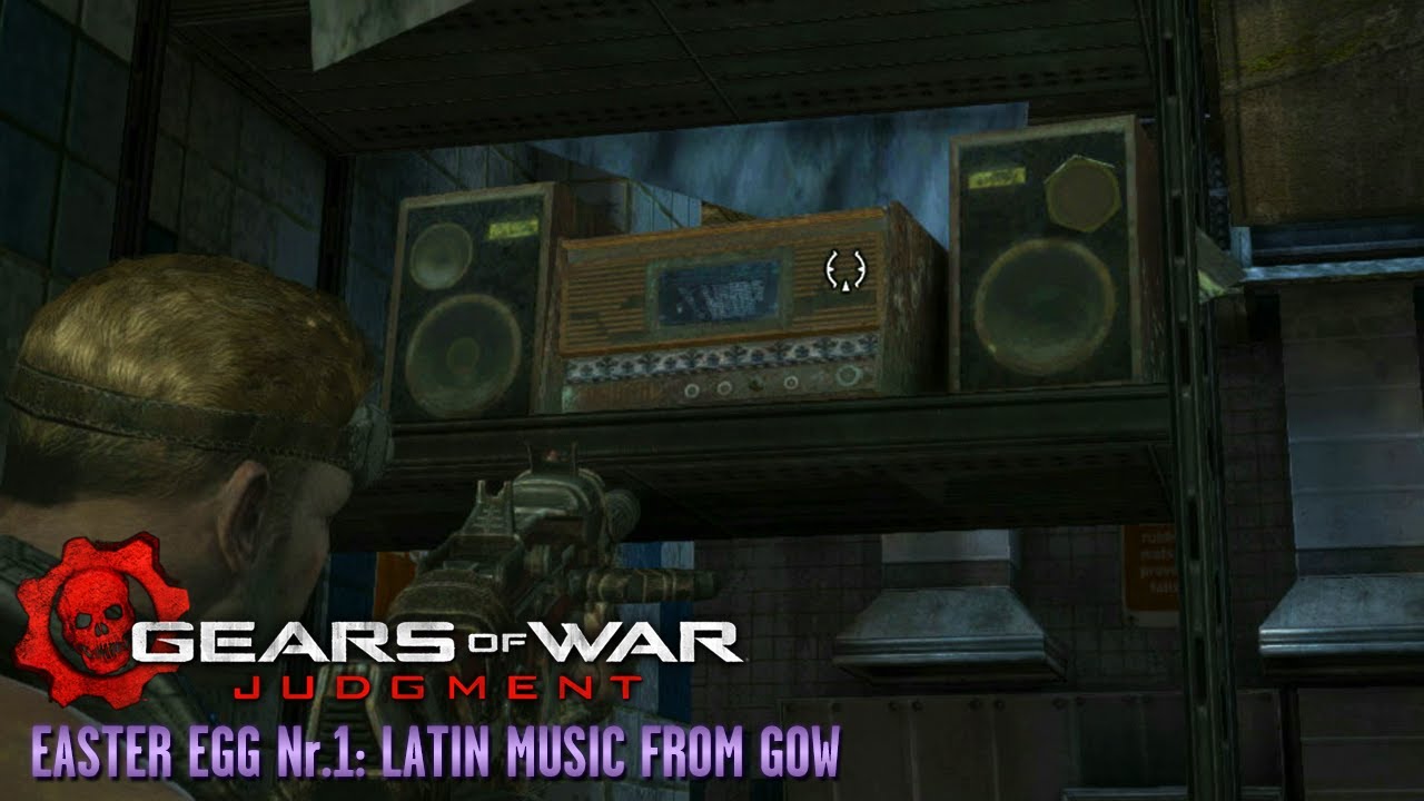 Gears of War: Judgment - Easter Egg #1 - Latin Music from GOW