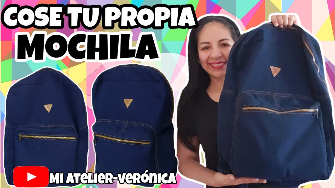 😍HAZ TU PROPIA MOCHILA BÁSICA UNISEX