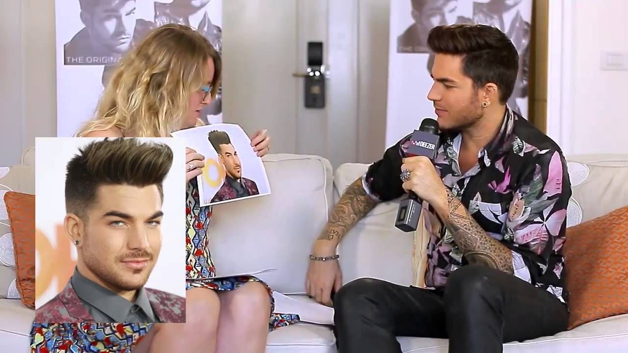 ADAM LAMBERT talks previous hairstyles