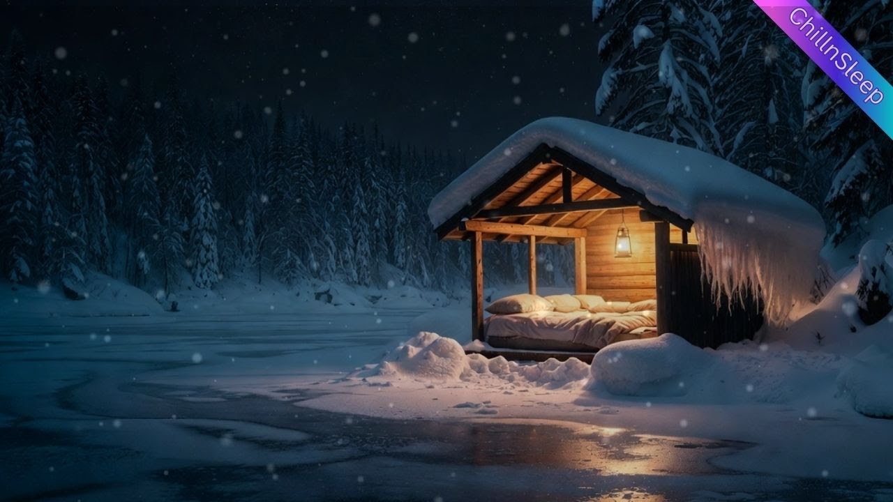 ❄️ Winter Schnee Nacht | ChillnSleep – Tief Einschlafen