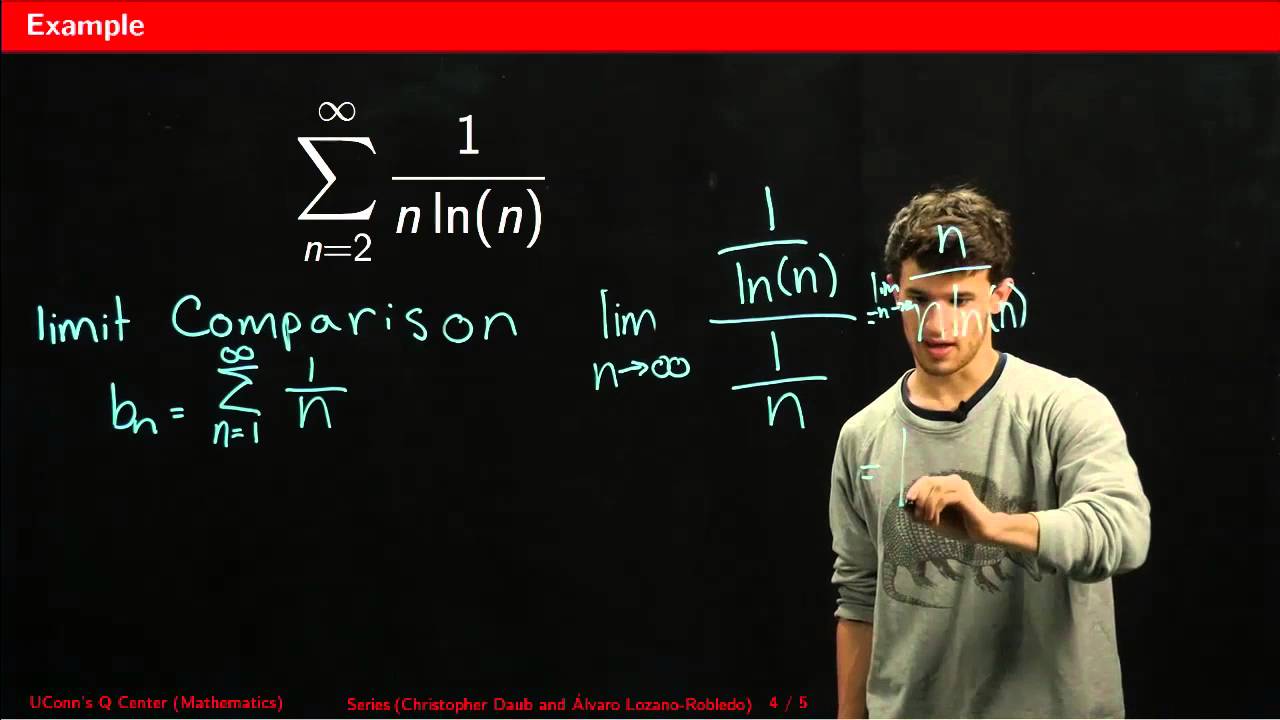 How to use the integral test for infinite series