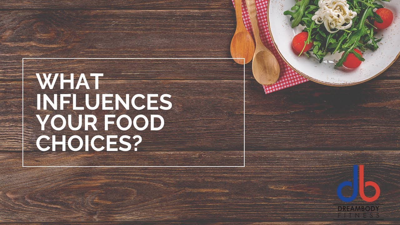 WHAT INFLUENCES YOUR FOOD CHOICES - THE 4C's