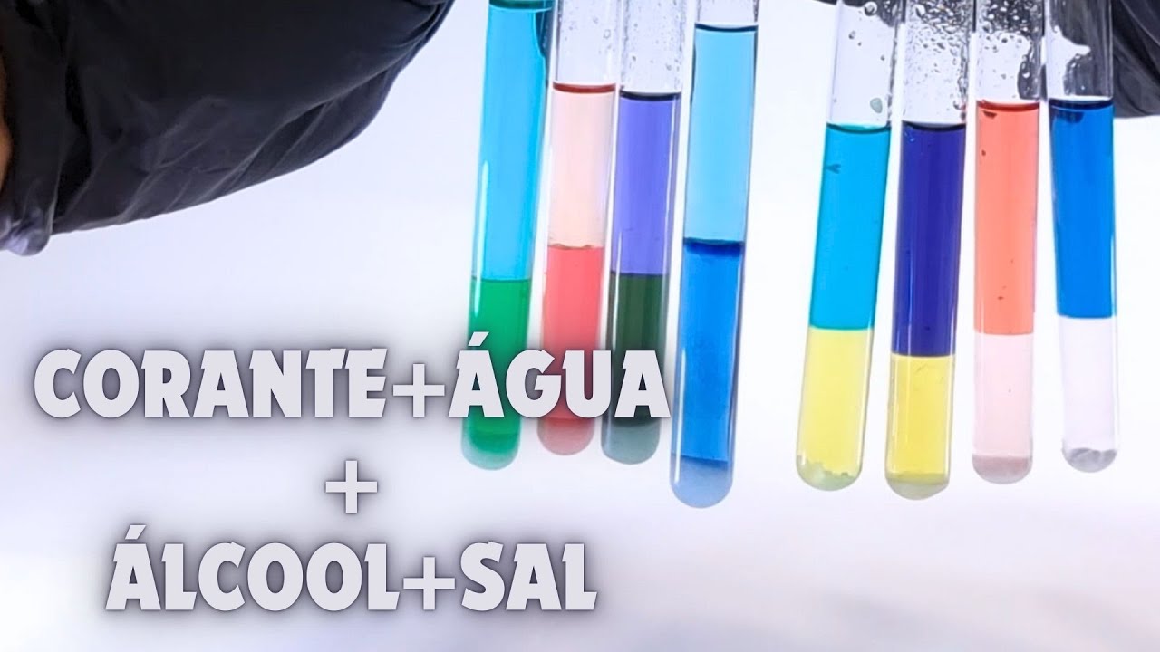 Experimento para a feira de ci&ecirc;ncias: Separando cores dos corantes