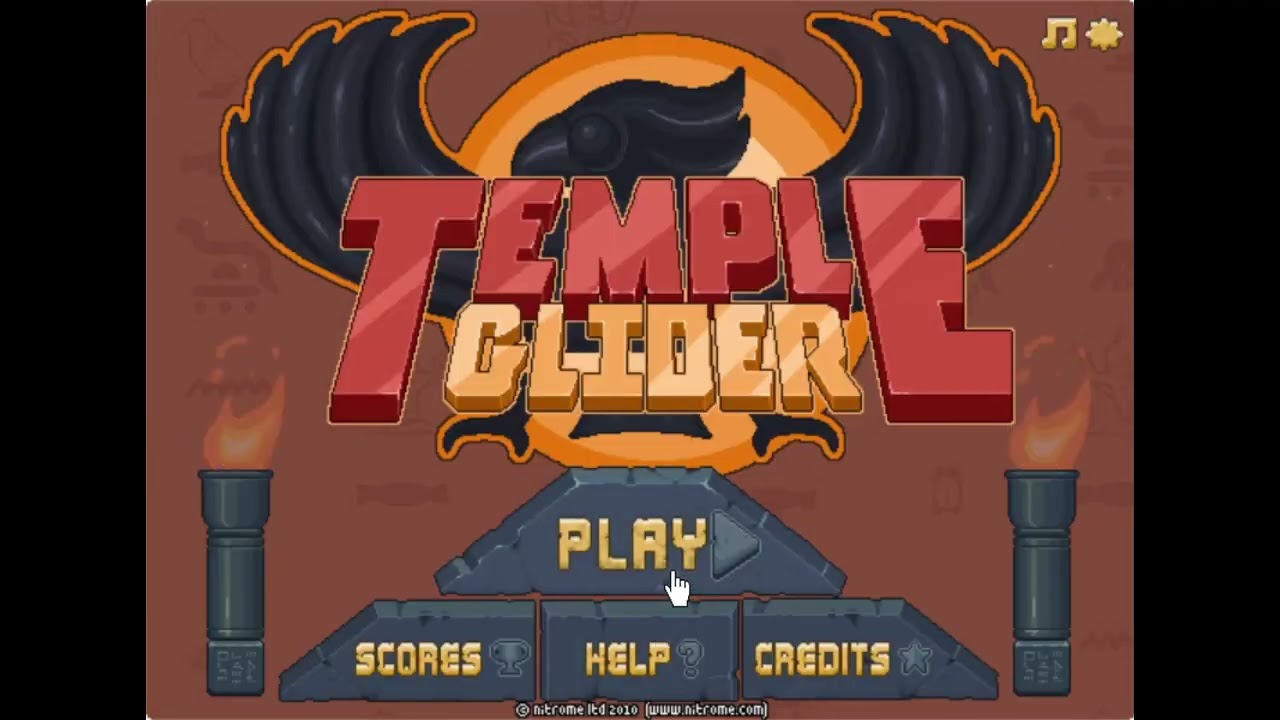 Temple Glider (Nitrome.com) - Full Gameplay Levels 1-20