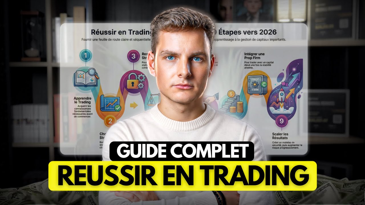 Comment R&eacute;ussir en Trading en 2026 : Le Guide complet en 9 &eacute;tapes