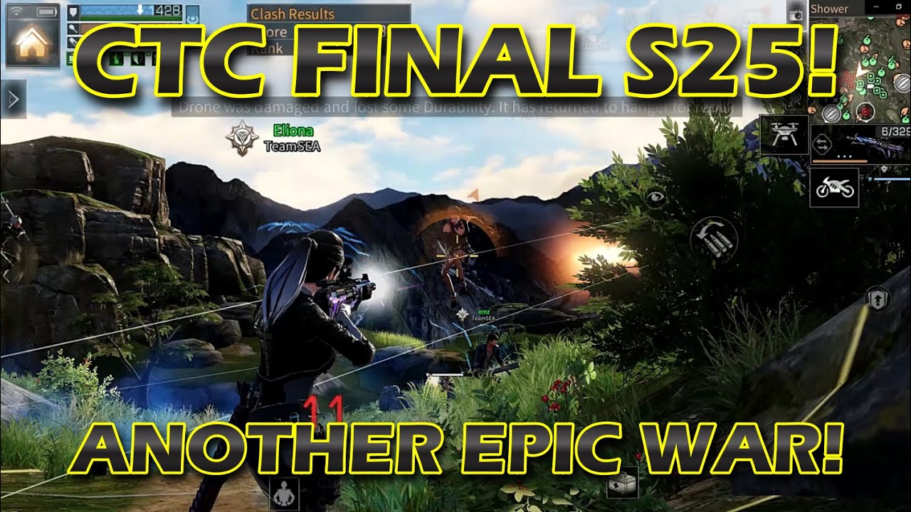 Lifeafter CTC FINAL Season 25! Another Epic War!! Document go back and forth! Charlestown War