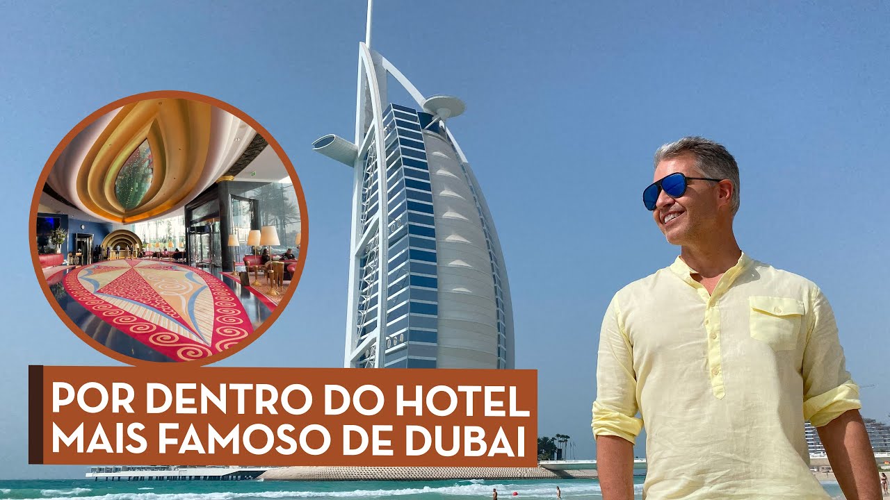 O LUXO EXTRAVAGANTE DO BURJ AL ARAB, O HOTEL MAIS FAMOSO DE DUBAI NOS EMIRADOS ÁRABES UNIDOS (CORTE)