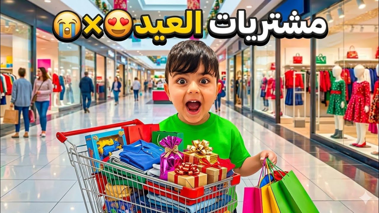 مشتريات قيس للعيد عام 2026😍👑شتريتلو تياب على عدد أيام العيد🥲