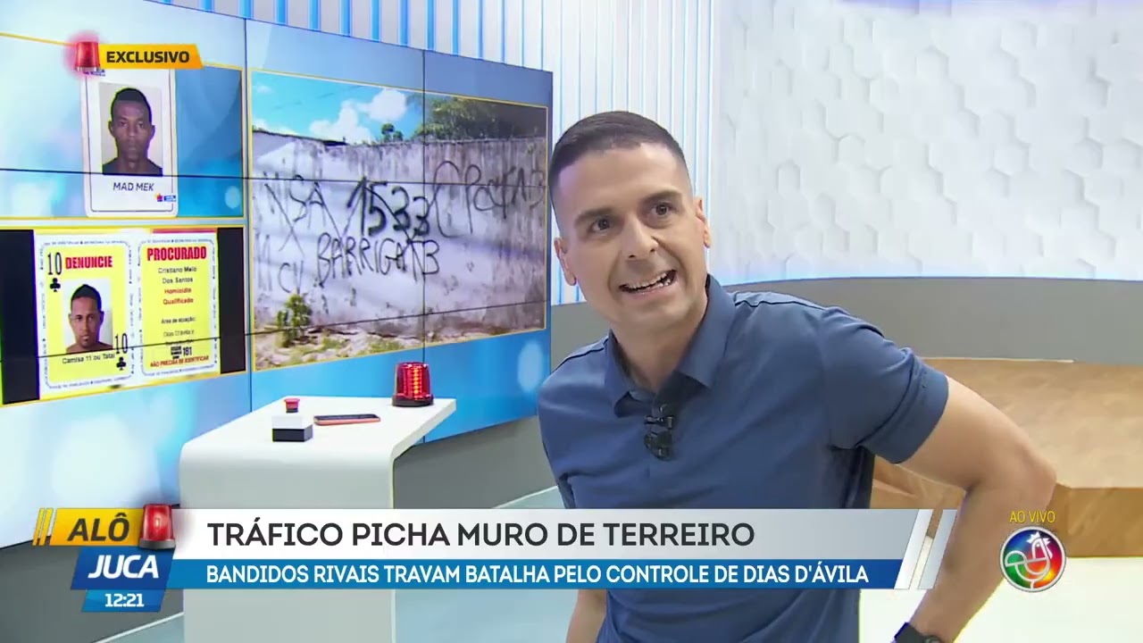 Tráfico picha muro de terreiro | ALÔ JUCA | TV ARATU