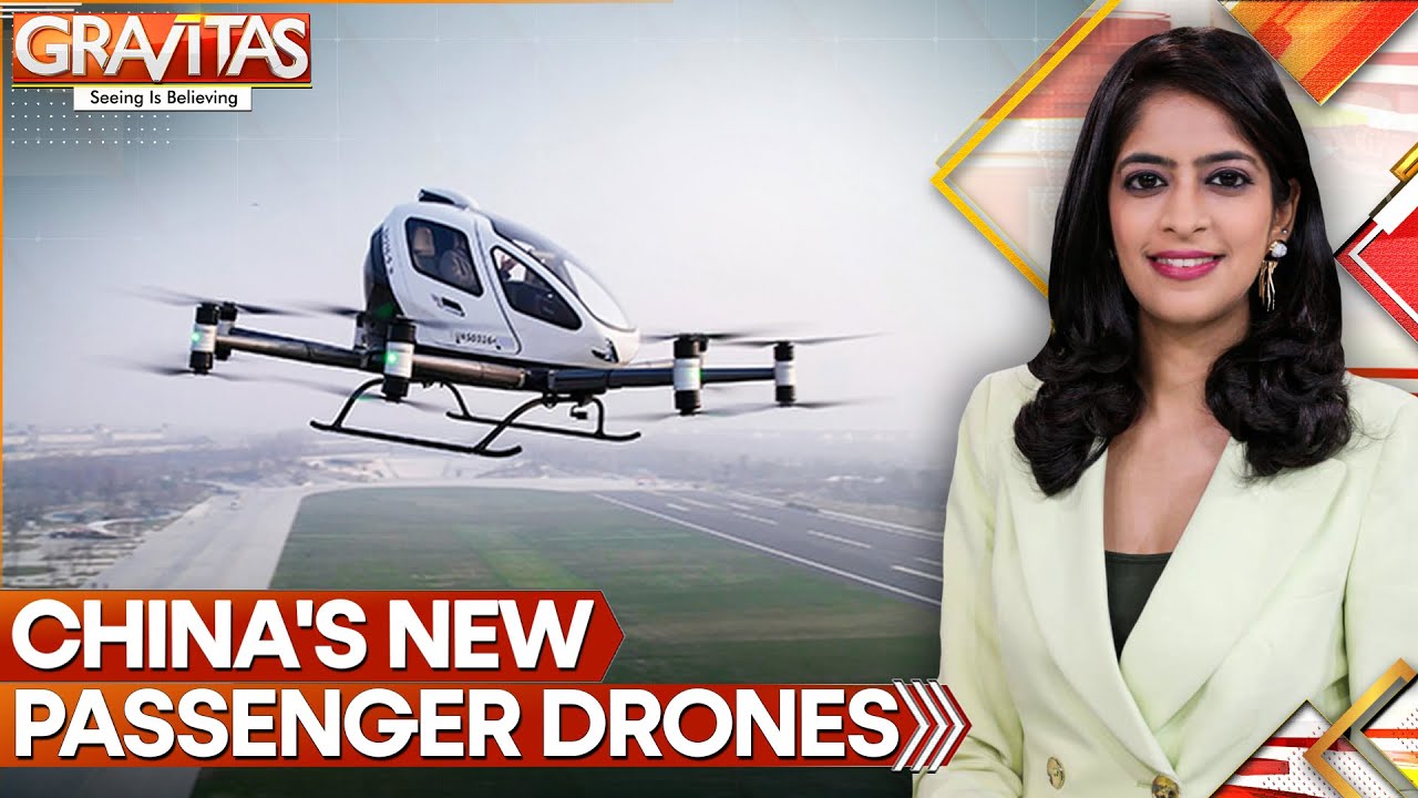 China Clears Way For First Pilotless Flying Taxis | GRAVITAS | WION