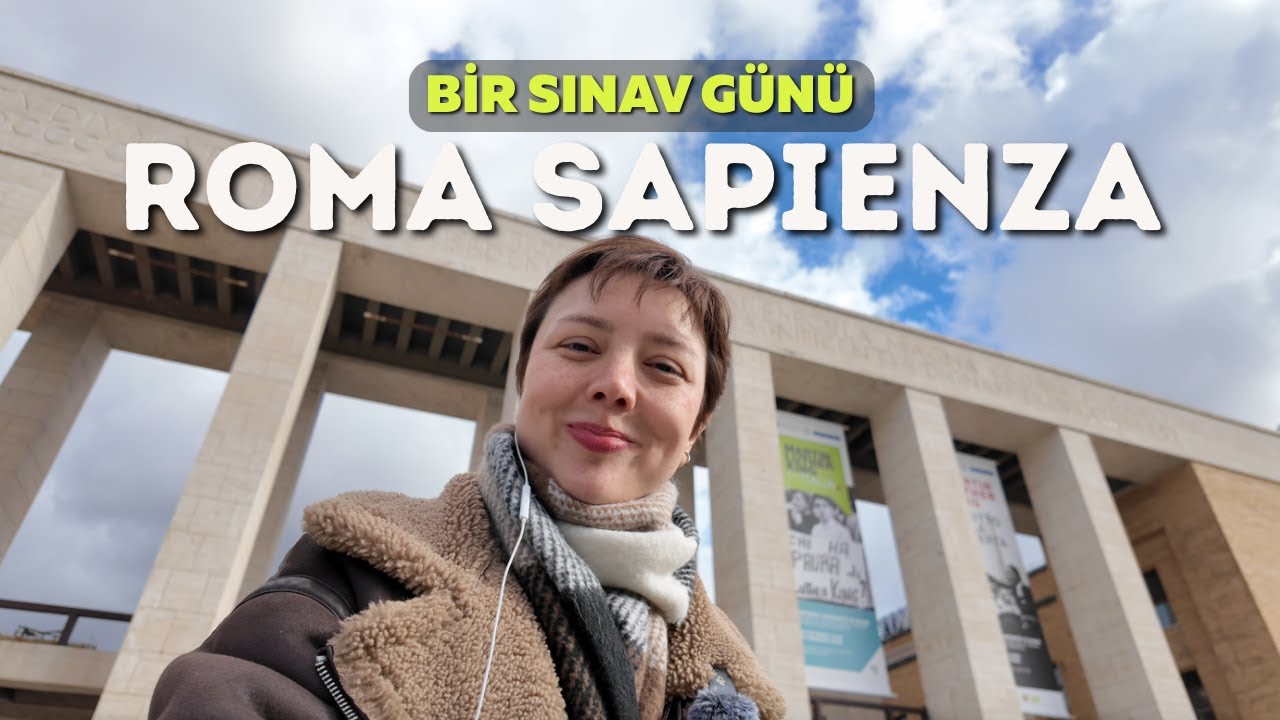 Roma Sapienza’da İlk Sınav Günüm | Üniversite Deneyimi & Kampüs Turu 🇮🇹