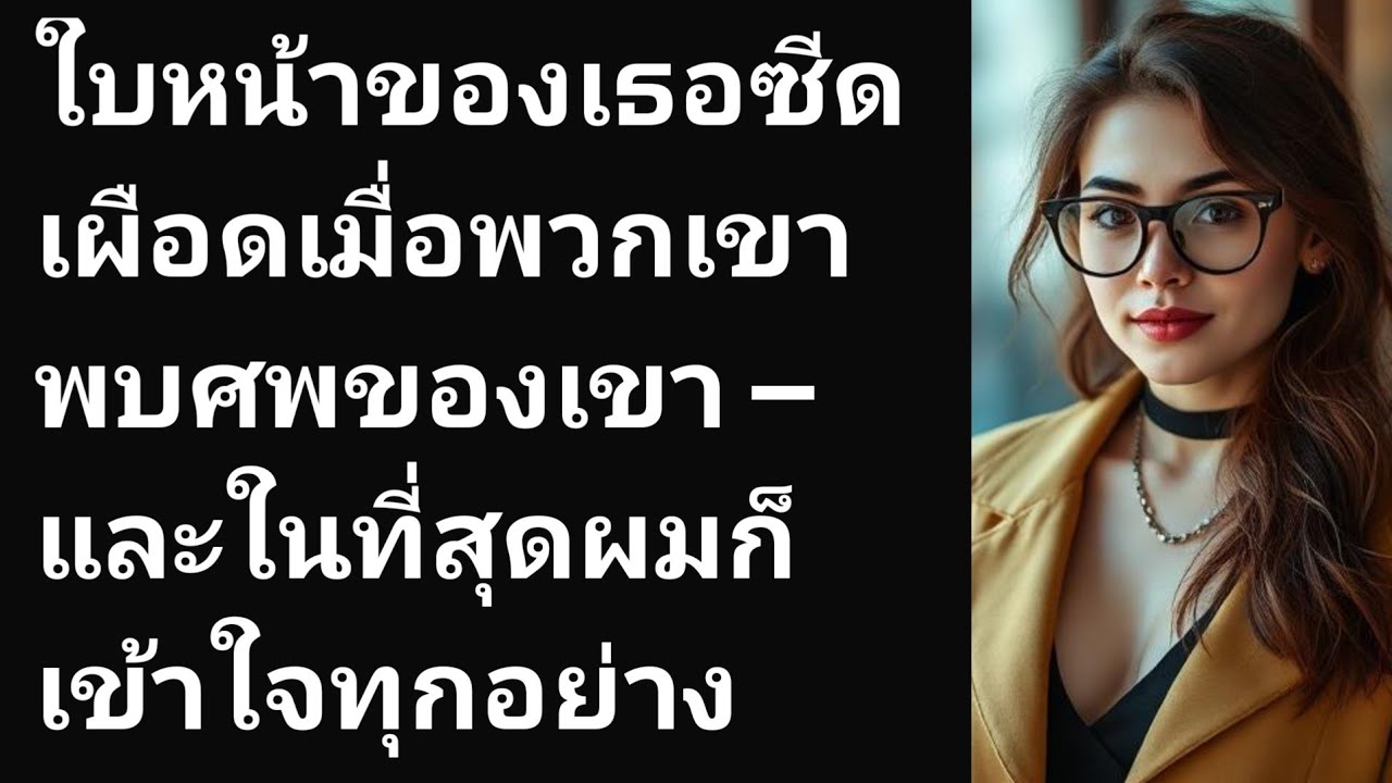 ใบหน้าของเธอซีดเผือดเมื่อพวกเขาพบศพของเขา — และในที่สุดผมก็เข้าใจทุกอย่าง