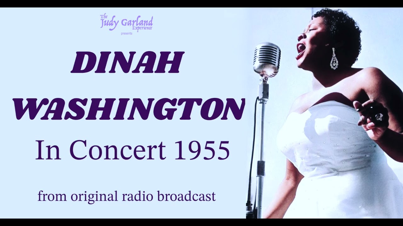DINAH WASHINGTON In Concert 1955 original radio broadcast RICHIE POWELL MAX ROACH GEORGE MORROW