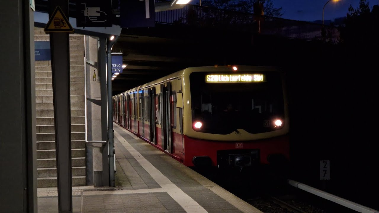 S-Bahn Berlin | Mitfahrt in der S26 von Teltow Stadt bis Berlin Lichterfelde Süd in der BR 481 Mod