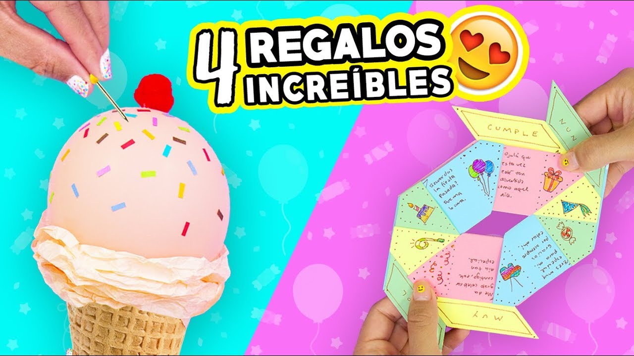 REGALOS DE CUMPLEAÑOS QUE VAS A QUERER HACER YA! 😍 🎉 Craftingeek