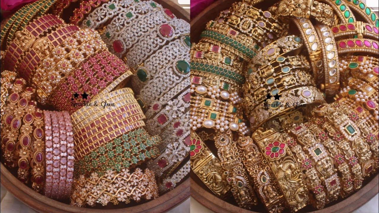 New trending 2024 bangles design at offer price | daily wear bangles and stones party wear bangles