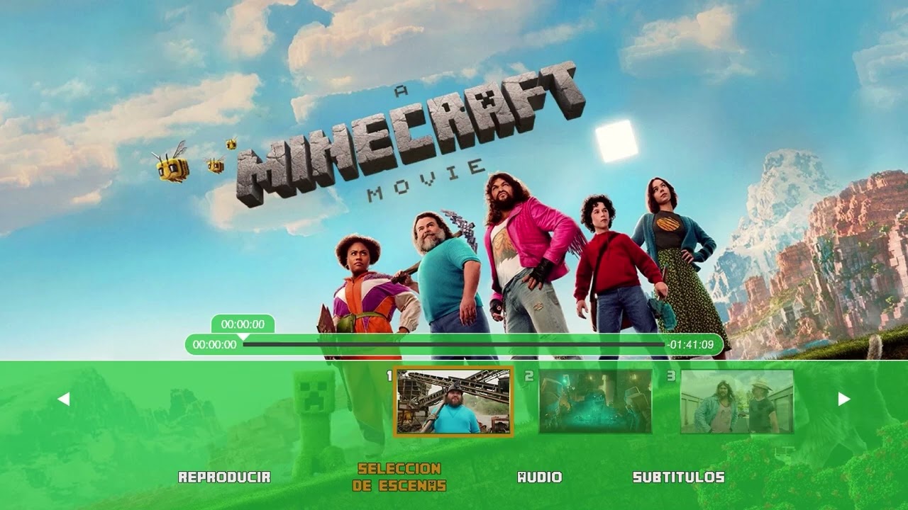 A Minecraft Movie - Custom Blu-Ray Menu