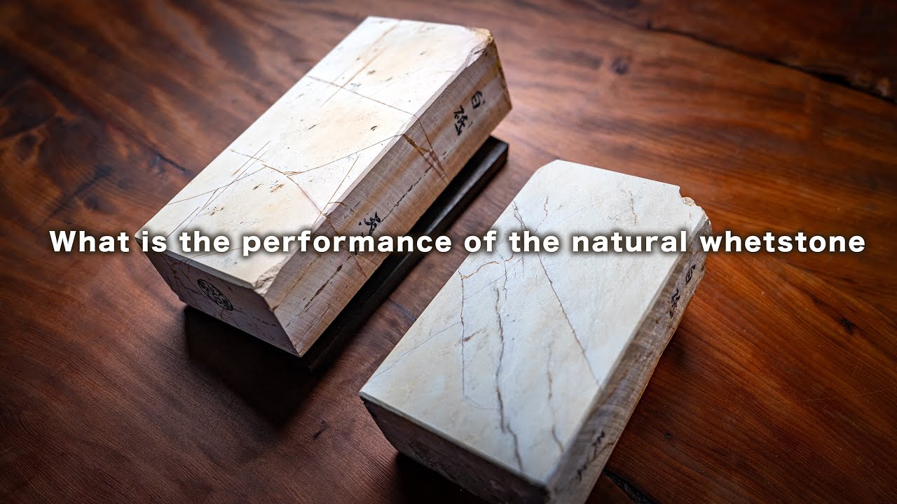 What is the performance of the natural whetstone “Hakuto”?