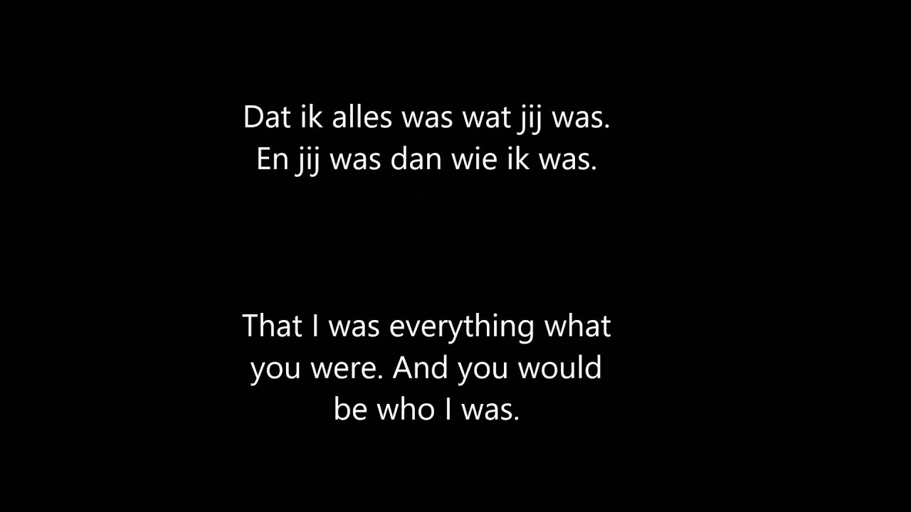 Learning Dutch by Songs: Veldhuis & Kemper - Ik Wou Dat Ik Jou Was -  Intermediate Level