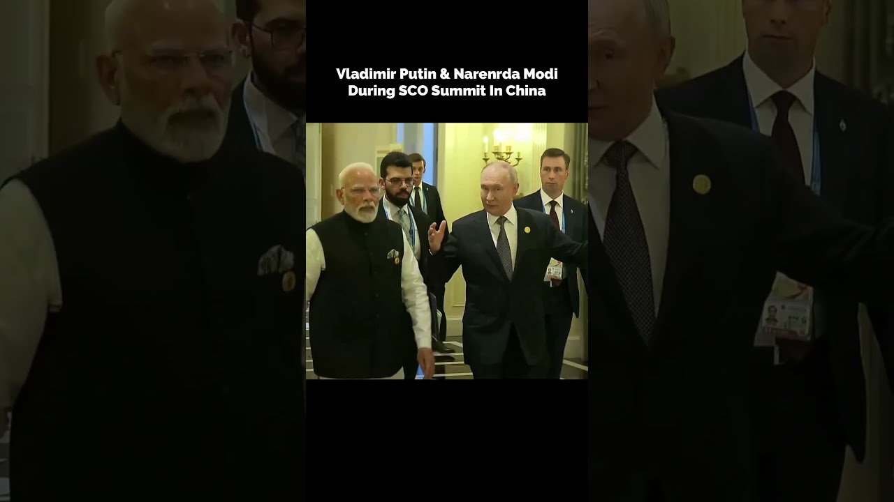 Vladimir Putin & Narendra Modi's Lively Interaction During SCO Summit In China