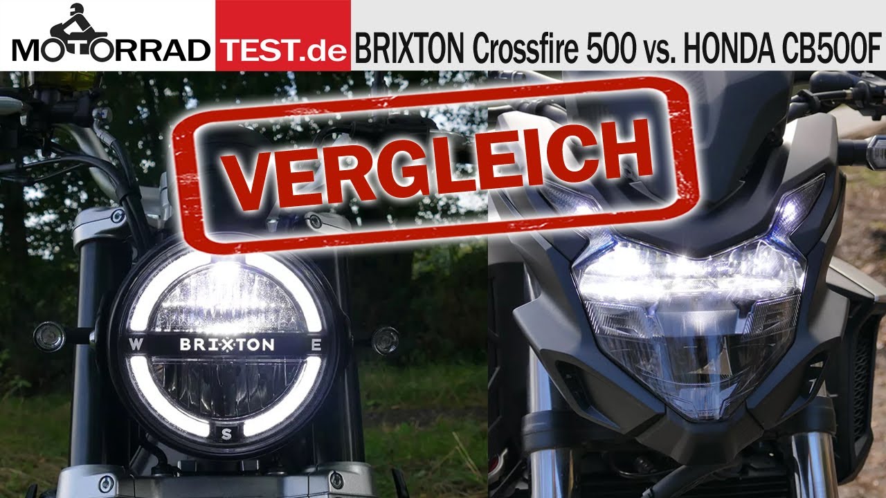 Brixton Crossfire 500 vs. Honda CB500F | Vergleich der beiden A2-Motorräder