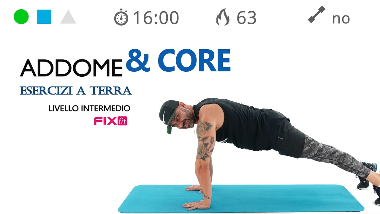 Core Workout 16 Minuti: Allenamento Veloce con Addominali e Plank