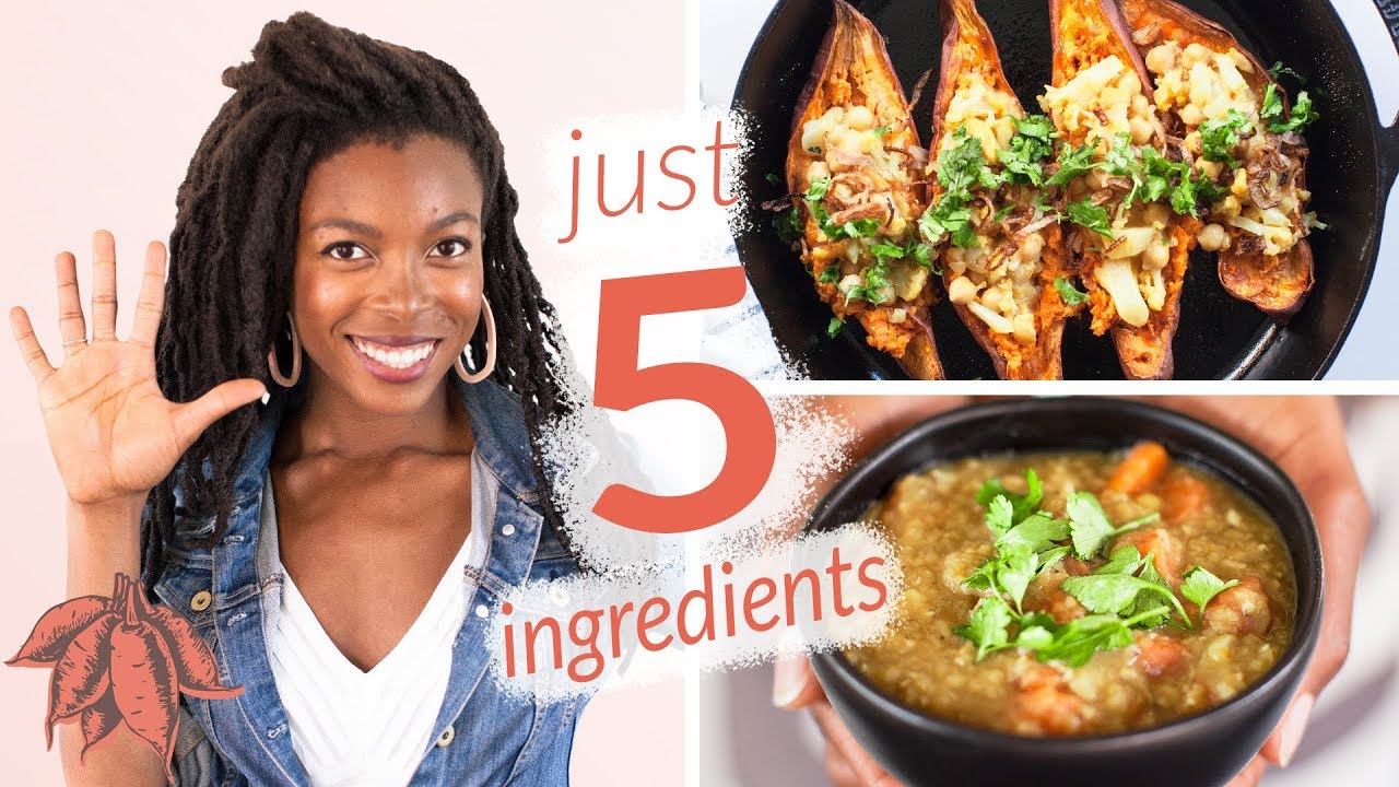 Hella Yummy 5 Ingredient Vegan Recipes | that are actually filling!