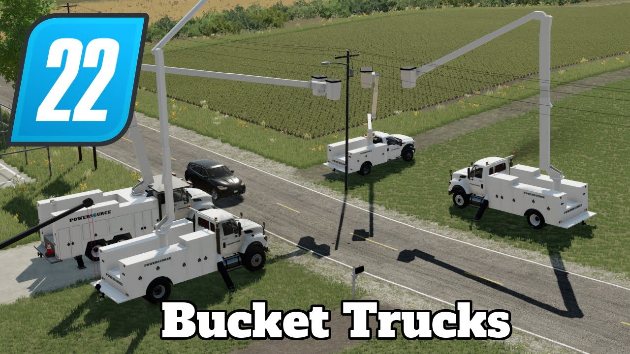 FS22 Mod Spotlight - Bucket Trucks!