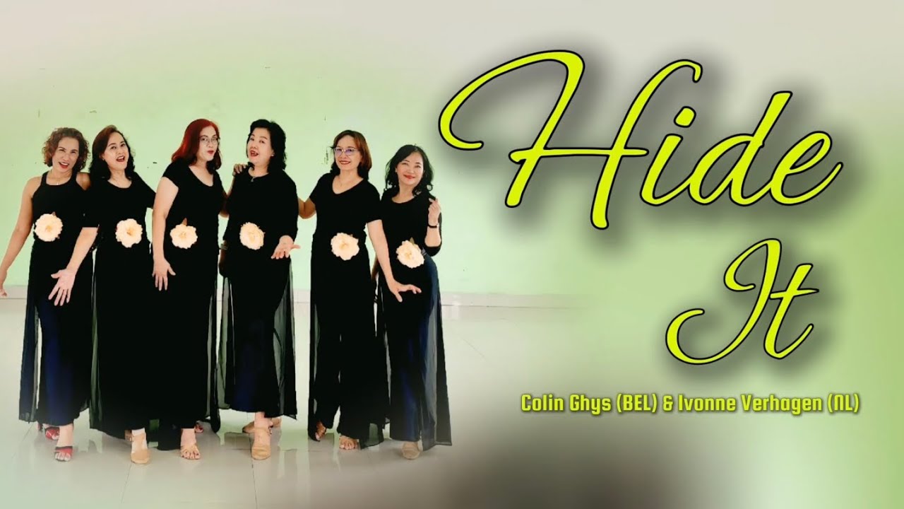 HIDE IT - Line Dance ( Colin Ghys (BEL) & Ivonne Verhagen (NL) )