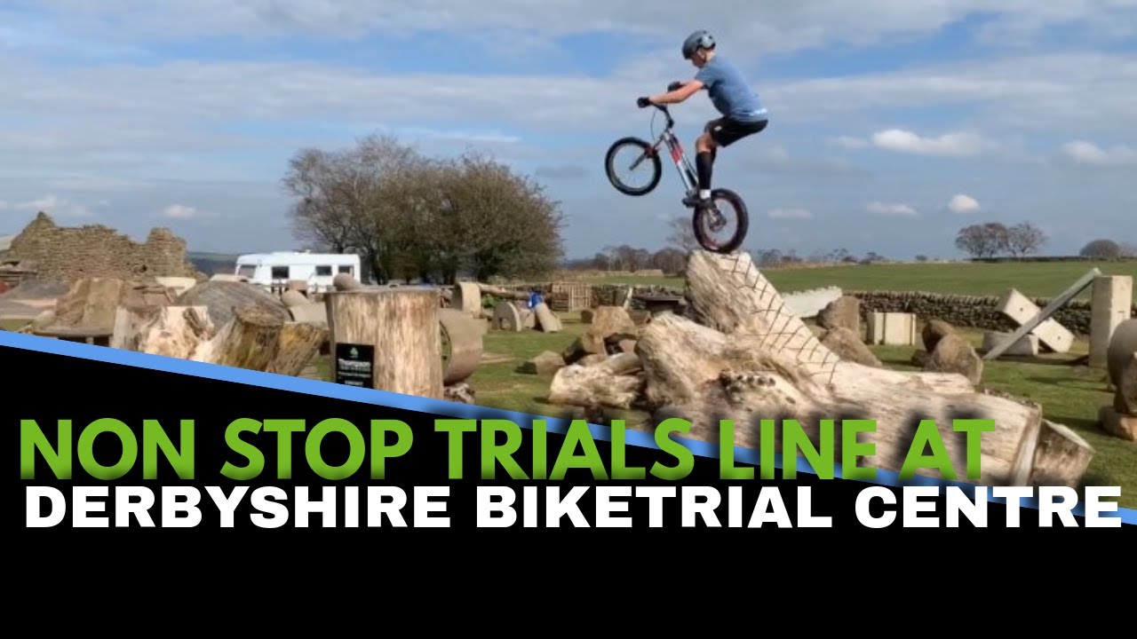 NON STOP TRIALS LINE AT DERBYSHIRE BIKETRIAL CENTRE / OLI WEIGHTMAN