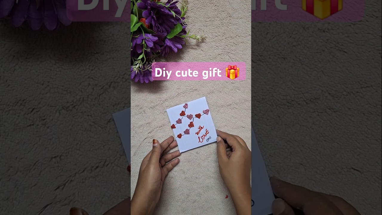 😘cute gift idea 🥰#shorts #youtubeshorts #craft #giftidea#giftmaking #simplegiftidea #trending#viral
