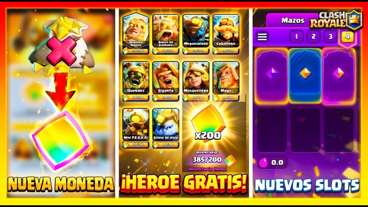 ¡HEROE GRATIS! TODO sobre la ACTUALIZACIÓN de Clash Royale ✅