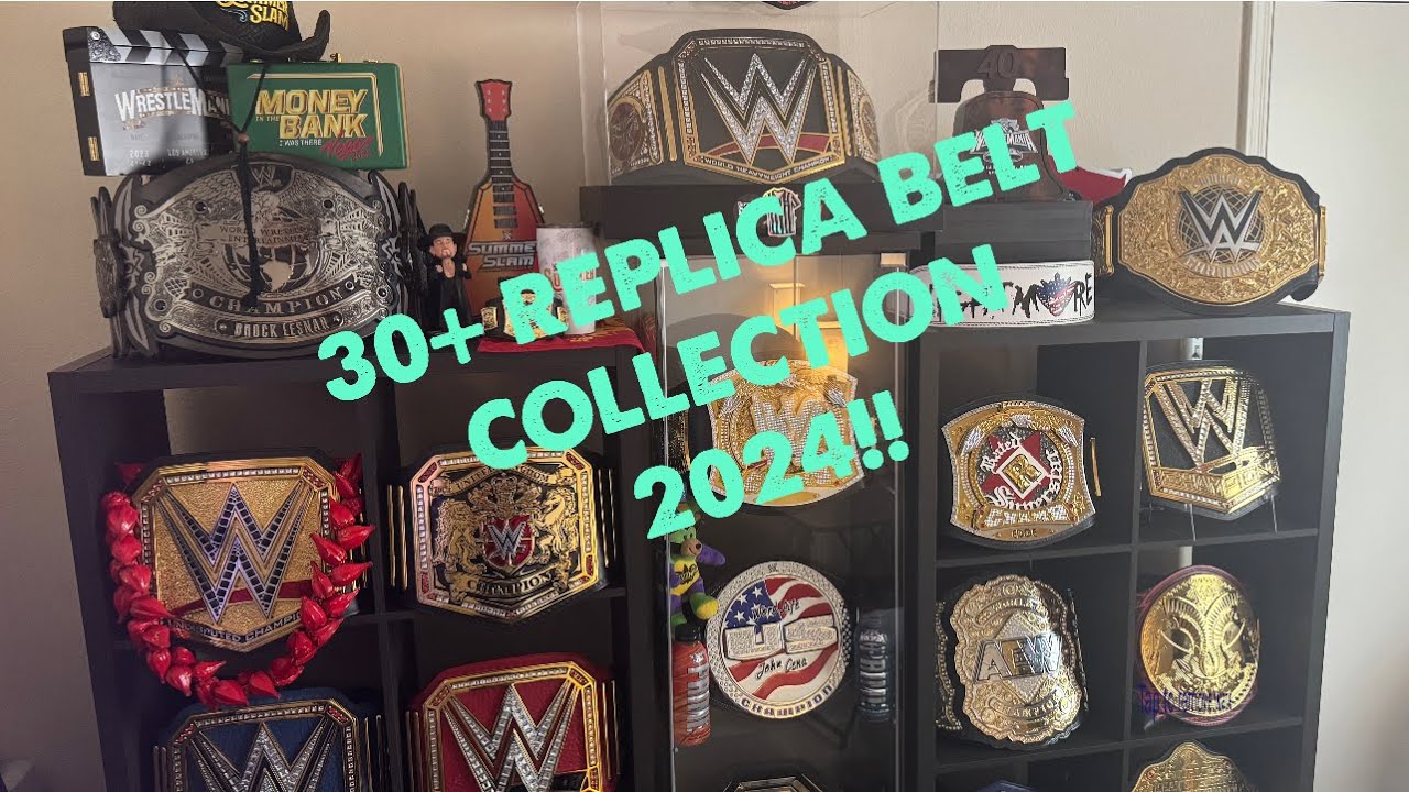 MASSIVE WWE UFC ROH Replica belt collection- 10/2024