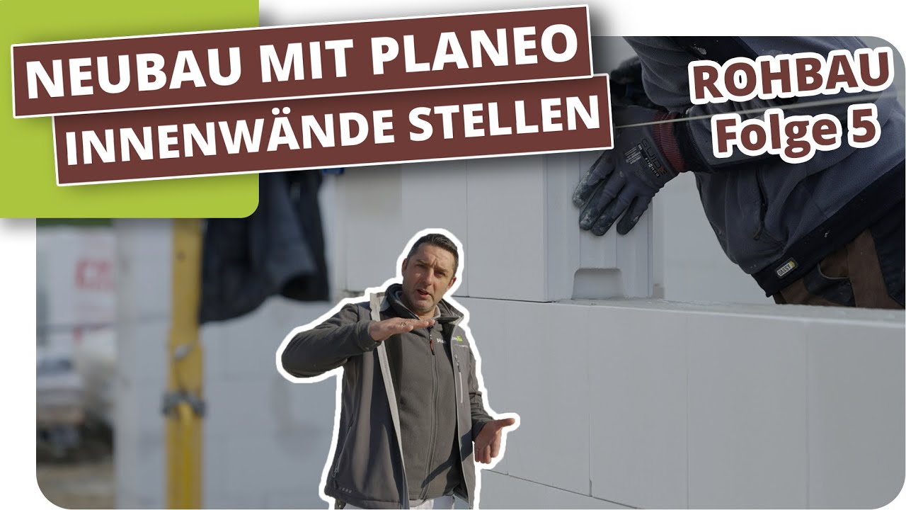 Innenwände stellen und Fenster- und Türsturz einbauen #5