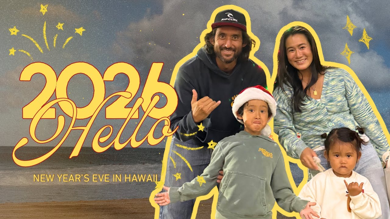 New Year’s Eve in Hawaii | 波乗り納めで迎える年越し🌊🎆