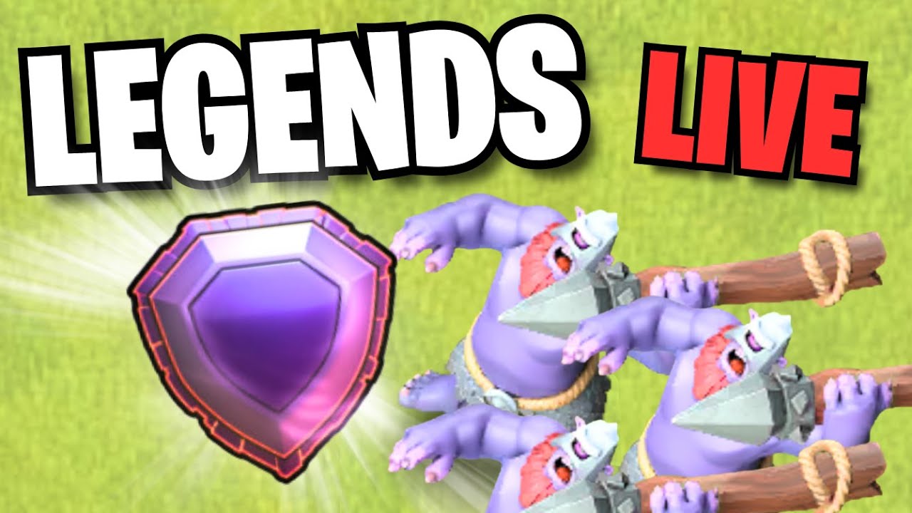 Legends League & Clan War League LIVE  (Clash of Clans)