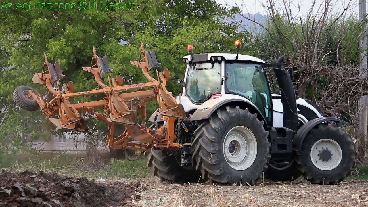 Valtra T234 Versu + trivomero Raptor Moro Aratri [Aratura Autunnale 2015]