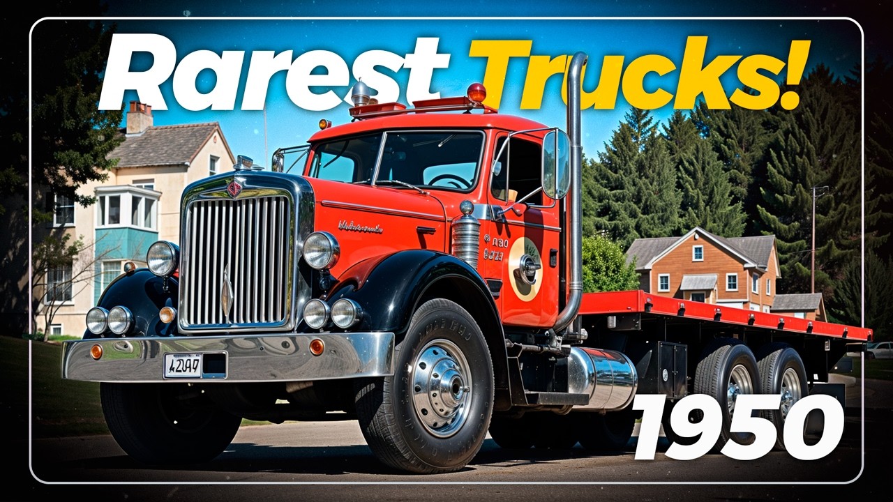 30 RAREST American Trucks From the 1950s, You Forgot About!