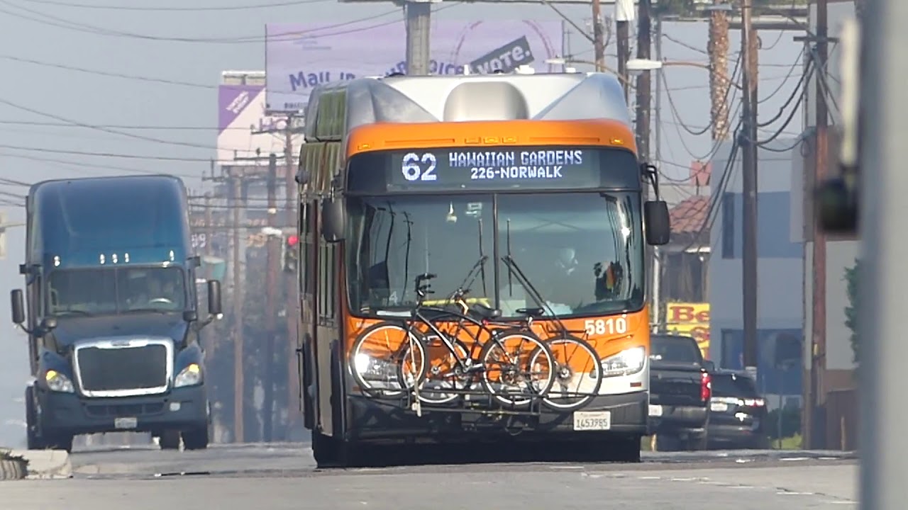 LA Metro Bus: 2014-15 New Flyer XN40 Routes 62 Buses 