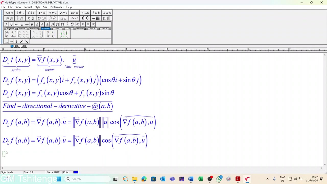 Directional Derivative Problem 5-A Vector Analysis