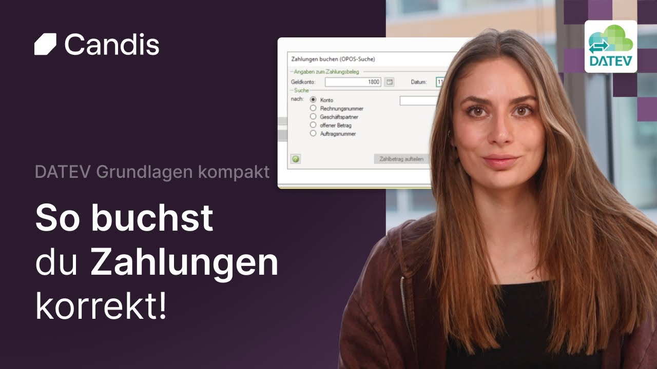 DATEV Trick: Zahlungen buchen in DATEV einfach erklärt  I Lernvideo 2025