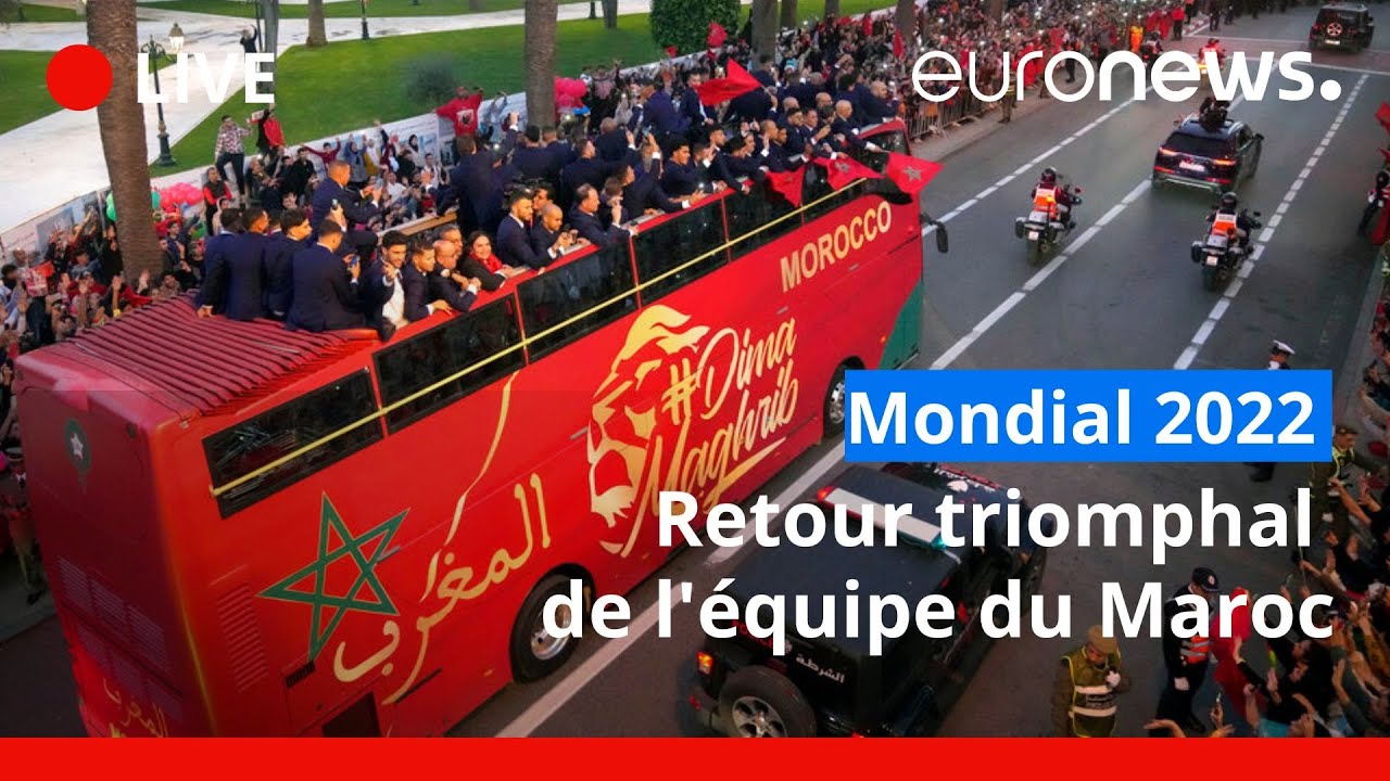En direct | Le retour des footballeurs marocains