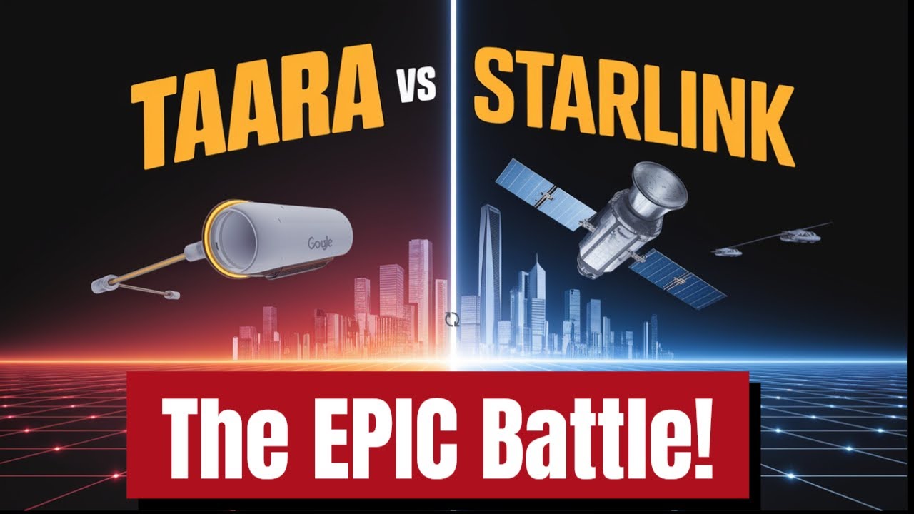 Google TAARA Laser VS Starlink from Elon Musk