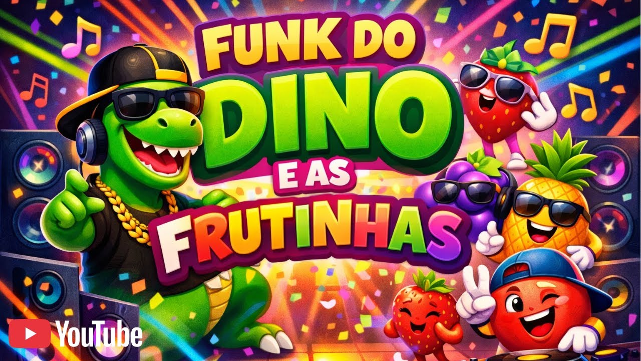 Funk do Dino 🦖 e as Frutinhas