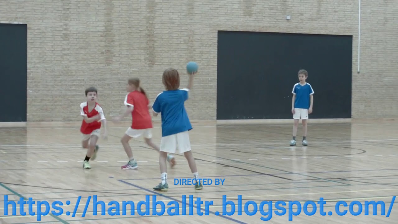Handball training Danish school for the age of 9 years part 2